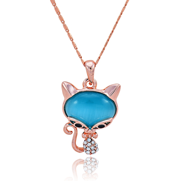 Picture of Hypoallergenic Rose Gold Plated Zinc Alloy Pendant Necklace with 3~7 Day Delivery