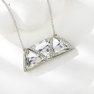 Show details for Zinc Alloy Swarovski Element Short Chain Necklace in Flattering Style Show details for Zinc Alloy Swarovski Element Short Chain Necklace in Flattering Style