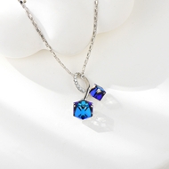 Show details for Need-Now Blue Platinum Plated Pendant Necklace from Editor Picks Show details for Need-Now Blue Platinum Plated Pendant Necklace from Editor Picks