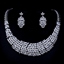 Show details for Irresistible White Big 2 Piece Jewelry Set As a Gift