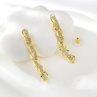 Show details for Copper or Brass Cubic Zirconia Dangle Earrings at Super Low Price Show details for Copper or Brass Cubic Zirconia Dangle Earrings at Super Low Price