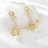 Show details for Fashion Cubic Zirconia Big Dangle Earrings Show details for Fashion Cubic Zirconia Big Dangle Earrings