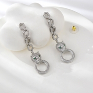 Show details for Nice Cubic Zirconia White Dangle Earrings Show details for Nice Cubic Zirconia White Dangle Earrings