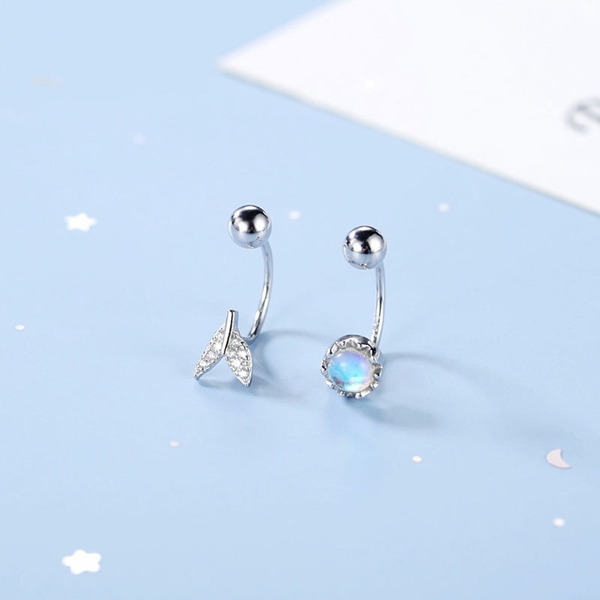 Picture of Most Popular Artificial Crystal Platinum Plated Stud Earrings