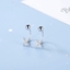 Show details for New Season White Cubic Zirconia Stud Earrings with SGS/ISO Certification