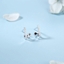 Show details for Featured White Platinum Plated Stud Earrings with Full Guarantee