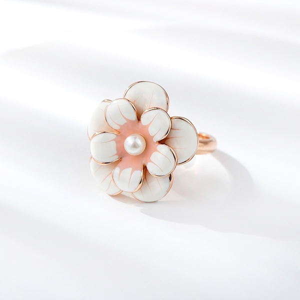 Picture of Popular Enamel White Fashion Ring