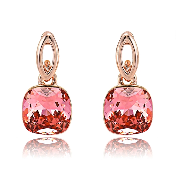 Picture of Quality Zinc Alloy Artificial Crystal Dangle Earrings