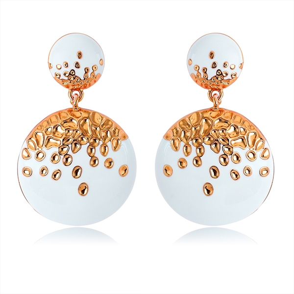 Picture of Low Price Gold Plated Enamel Dangle Earrings from Trust-worthy Supplier