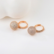 Show details for Funky Medium White Dangle Earrings Show details for Funky Medium White Dangle Earrings