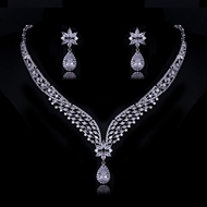 Show details for Hot Selling White Luxury 2 Piece Jewelry Set from Top Designer Show details for Hot Selling White Luxury 2 Piece Jewelry Set from Top Designer