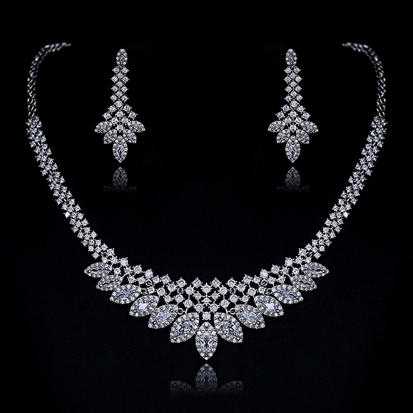 Picture of Origninal Big Luxury 2 Piece Jewelry Set