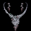 Show details for Pretty Cubic Zirconia Red 2 Piece Jewelry Set