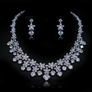 Show details for Wholesale Platinum Plated Luxury 2 Piece Jewelry Set For Your Occasions Show details for Wholesale Platinum Plated Luxury 2 Piece Jewelry Set For Your Occasions