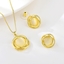 Show details for Buy Gold Plated Opal 2 Piece Jewelry Set with Wow Elements