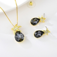 Picture of Most Popular Artificial Crystal Zinc Alloy 2 Piece Jewelry Set