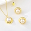 Show details for Popular Artificial Pearl Classic 2 Piece Jewelry Set