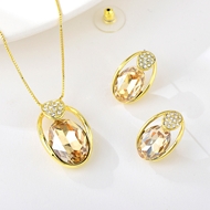 Picture of Hypoallergenic Gold Plated Zinc Alloy 2 Piece Jewelry Set with Easy Return