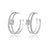 Picture of Fashionable Big Platinum Plated Dangle Earrings