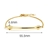 Picture of Copper or Brass Gold Plated Fashion Bracelet in Flattering Style