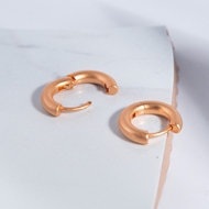 Picture of Copper or Brass Gold Plated Small Hoop Earrings For Your Occasions