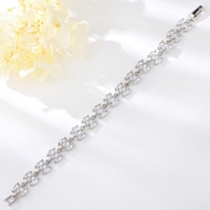 Show details for Copper or Brass Platinum Plated Fashion Bracelet with Full Guarantee Show details for Copper or Brass Platinum Plated Fashion Bracelet with Full Guarantee