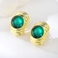 Show details for Hypoallergenic Gold Plated Resin Big Stud Earrings Online