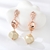 Picture of Unique Artificial Crystal Gold Plated Dangle Earrings