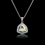 Show details for Featured Blue Zinc Alloy Pendant Necklace in Flattering Style Show details for Featured Blue Zinc Alloy Pendant Necklace in Flattering Style