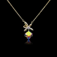 Show details for Zinc Alloy Swarovski Element Pendant Necklace Online Only Show details for Zinc Alloy Swarovski Element Pendant Necklace Online Only