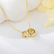 Show details for Fancy Small White Pendant Necklace Show details for Fancy Small White Pendant Necklace