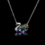 Show details for Zinc Alloy Swarovski Element Pendant Necklace in Flattering Style