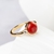 Picture of Shop Gold Plated Small Fashion Ring with Wow Elements