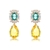 Picture of Attractive Yellow Cubic Zirconia Dangle Earrings For Your Occasions