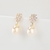 Picture of Nickel Free Gold Plated White Dangle Earrings with Easy Return