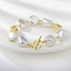 Show details for Copper or Brass shell pearl Fashion Bracelet from Editor Picks
