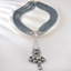Show details for Low Cost Platinum Plated shell pearl Short Statement Necklace with Price
