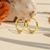 Picture of Delicate Gold Plated Stud Earrings with Beautiful Craftmanship