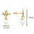 Picture of Trendy Gold Plated Artificial Pearl Dangle Earrings with No-Risk Refund