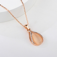 Show details for Sparkling Small Rose Gold Plated Pendant Necklace Show details for Sparkling Small Rose Gold Plated Pendant Necklace