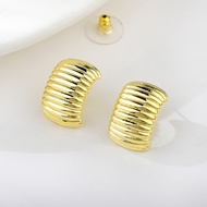 Show details for Buy Zinc Alloy Big Big Stud Earrings with Low Cost