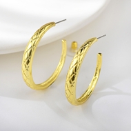 Show details for Sparkly Dubai Zinc Alloy Big Stud Earrings
