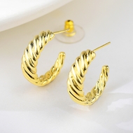 Picture of Recommended Gold Plated Big Big Stud Earrings in Bulk