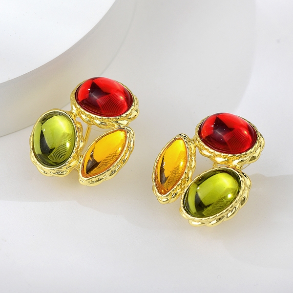 Picture of Unique Resin Zinc Alloy Stud Earrings