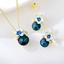 Show details for Irregular Artificial Crystal 3 Piece Jewelry Set in Flattering Style