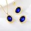 Show details for Small Gold Plated 3 Piece Jewelry Set with Beautiful Craftmanship