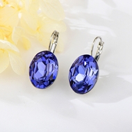 Show details for Fashion Swarovski Element Hoop Earrings with Speedy Delivery Show details for Fashion Swarovski Element Hoop Earrings with Speedy Delivery