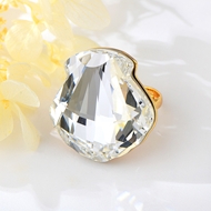 Show details for Popular Swarovski Element White Adjustable Ring Show details for Popular Swarovski Element White Adjustable Ring