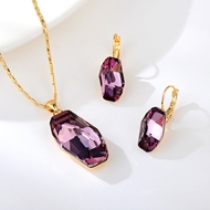 Show details for Delicate Swarovski Element Medium 2 Piece Jewelry Set Show details for Delicate Swarovski Element Medium 2 Piece Jewelry Set