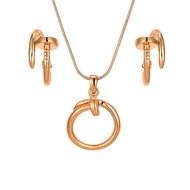 Show details for Bulk Rose Gold Plated Small 2 Piece Jewelry Set with No-Risk Return Show details for Bulk Rose Gold Plated Small 2 Piece Jewelry Set with No-Risk Return